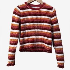 Tommy Bahama Girls Retro M Soft Knit Striped Sweater NWOT